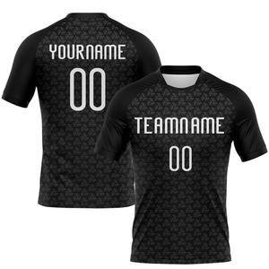 Ropa deportiva fabricante uniforme al por mayor personalizado negro blanco forma geométrica sublimación voleibol uniforme Jersey - Product Image 1