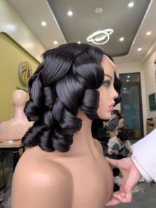 Peluca de Cabello Humano Virgen Natural Remy Vietnamita de Una Sola Tira, Sin Caída, Color Mixto, Textura Voluminosa - Product Image 2