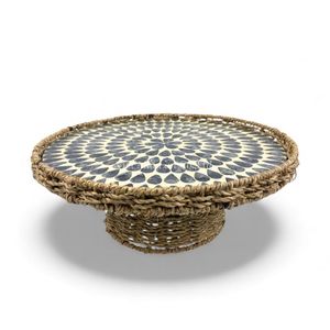 ฐานวางเค้กมุกสำหรับโต๊ะขนมในเทศกาลรอมฎอนและของขวัญวันอีด ทำด้วยมือจากเวียดนาม - Product Image 1