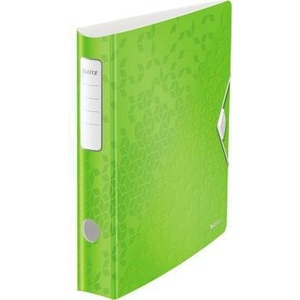 Leitz Active WOW 65mm DIN <b>A4</b> Binder Green Polyfoam Material File <b>Folder</b> Accessory - Product Image 1
