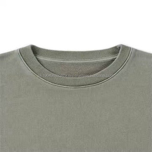 Men's Premium Quality Crew Neck <b>Sweatshirt</b> Breathable Top with Trendy Printed Solid Pattern Embroidery Winter Season OEM Service - Product Image 6