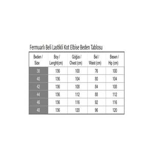 Vestido Casual de Mezclilla Azul Oscuro con Cintura Elástica con Cierre - Product Image 5