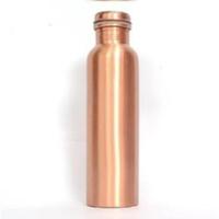 Bouteille d'eau en cuivre de qualité supérieure, respectueuse de l'environnement, unisexe, style minimaliste, prix de gros applicable en Inde