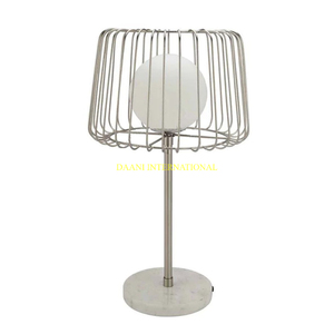 Elegant <b>Silver</b> Table <b>Lamp</b> With Black <b>Shade</b> For Bedroom Living Room Or Office Desk Lighting - Product Image 3