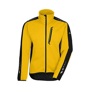 Chaqueta cortavientos Softshell negra de alta calidad personalizada con cuello levantado Bolsillos laterales con cremallera a prueba de viento Durable para la temporada de invierno - Product Image 3