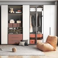 Armoire et dressing modernes, durables et personnalisables pour le rangement des vêtements, meubles de chambre à coucher
