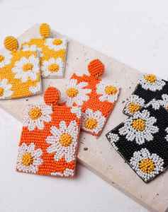 Colorful Boho <b>Tassel</b> Long <b>Earrings</b> for Women Handmade Seed Beads Fashion Accessories Drop Jewelry with Artificial Jewels - Product Image 5