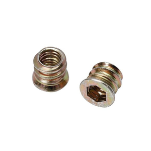 Factory Supply <b>Nylon</b> Insert Lock Nuts Polished Stainless Steel Flat Head Fasteners for Mining Machinery Assembly - Product Image 5