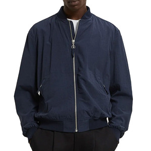 Trendy College Varsity Coat Compra a granel EE. UU. Chaqueta bordada de béisbol atlético para hombres Abrigo de bombardero de satén de moda Fabricante - Product Image 4