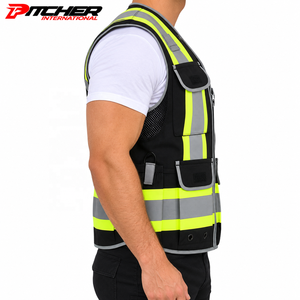 Chaleco Fluorescente de Seguridad al por Mayor con Cinta Reflectante para Programas de Minoristas de Suministros de Construcción - Product Image 2