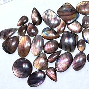 Vente en gros directe de meilleure qualité cabochon de labradorite naturelle pierres précieuses en vrac de la fabrication de bijoux en pierres précieuses de l'Inde - Product Image 1