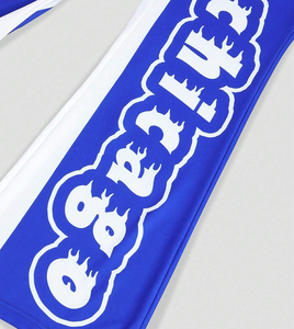 กางเกงวอร์มขาบานของผู้ชายเอวกลางผ้าฟอกฟอก100% ผ้าฝ้ายอินเทรนด์ - Product Image 6