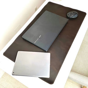 Tapete de Escritorio de Cuero Genuino Hecho a Mano, Resistente, a Prueba de Olores, Premium, para Oficina, Superficie Antideslizante y Duradera para Trabajar - Product Image 1