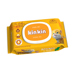 Toallitas húmedas naturales no tejidas para bebés de alta calidad, 80 piezas, precio de fábrica, productos de higiene para limpieza de recién nacidos, toallitas húmedas Kinkin - Product Image 6