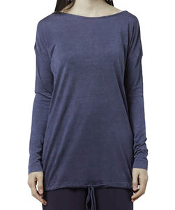 T-shirt décontracté à col rond pour femmes de fournisseurs bangladais écologiques Production en vrac avec décorations en diamant - Product Image 2