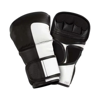 Guantes de entrenamiento y lucha MMA, guantes MMA personalizados de etiqueta privada, guantes MMA de medio dedo con cordones de alta calidad a la venta - Product Image 1