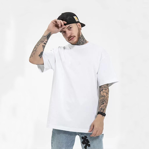 Camiseta vintage de algodón 100% de alta calidad para hombre, venta al por mayor de verano, camiseta blanca negra de manga corta con cuello en V para hombre - Product Image 2