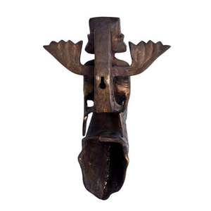 Escultura colgante de pared hecha a mano para mujer, diosa India antigua, arte de pared, decoración del hogar, 30x21 cm, MWA-100 - Product Image 4