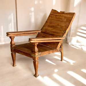 Durable Rustic Design <b>TEAK</b> WOOD POOL <b>CHAIR</b> - Product Image 2