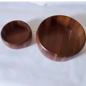 Handmade Custom Mango <b>Wood</b> <b>Salad</b> <b>Bowl</b> High Quality Indian Manufactured for Home Hotel Restaurant Use - Product Image 5