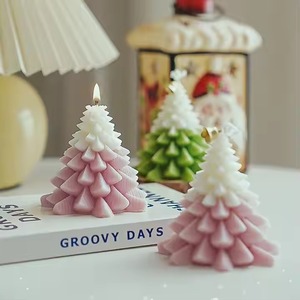 H.M.A Artisanat Cire De Soja Parfumée Bougies Votives D'hiver pour Noël Décor De Vacances Maison Table Célébration Festive - Product Image 3