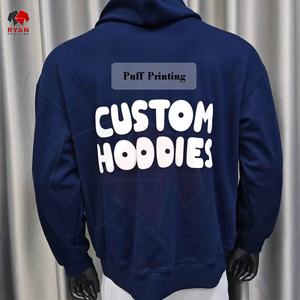 Sweats à capuche unis pour l'impression de pulls décontractés en gros pour hommes et femmes Comfort Fit - Product Image 2