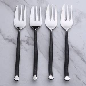 Ensemble de couverts modernes au design élégant, cuillères à fourchette de mariage, en acier inoxydable poli miroir, personnalisable pour restaurants, hôtels et événements - Product Image 6