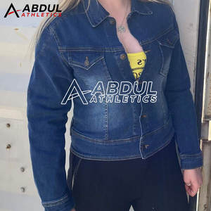 Veste en jean pour femmes, lavage clair, vêtement décontracté, veste en jean pour femmes pour la mode de rue et les sorties quotidiennes - Product Image 6