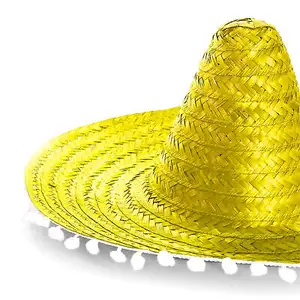 I fornitori vietnamiti mostrano eleganti sombreri messicani e cappelli da cowboy, perfetti per aggiungere un tocco di fantasia ai servizi di moda.