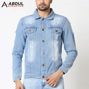 Chaqueta de Mezclilla para Hombre, Corte Ajustado, Fabricación Profesional, Uso Casual, Chaqueta de Invierno para Hombre con Personalización - Product Image 1
