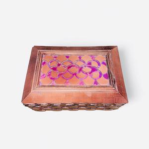 Belle boîte en bois décorative multicolore faite à la main finition naturelle coffrets cadeaux de bijoux pour la décoration de la maison de World Craft Impex - Product Image 2