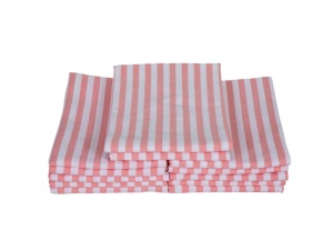 Set of 6 Quick-Dry Disposable Recycled Cotton Striped <b>Towels</b> Customisable for Golf & <b>Car</b> Care Woven Techniques - Product Image 2