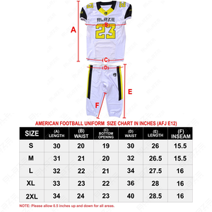 Ensemble d'uniformes de football américain au prix d'usine OEM, vente en gros, maillot de football américain personnalisé, ensemble de maillots de football - Product Image 1