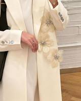 Abaya de Luxe en Soie de Dubaï à Manches Longues, Ornée de Pierres de Cristal, Infroissable, Couleur Personnalisable, Vêtement de Prière, Œuvre d'Art