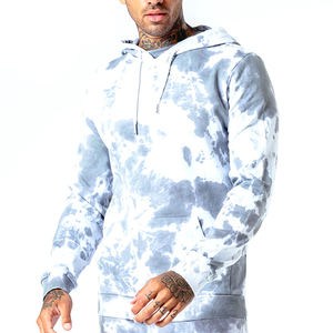 ชุดวอร์มมัดย้อมสไตล์วินเทจมีซิปสำหรับฤดูใบไม้ร่วง/ฤดูหนาวกีฬาเทคโนโลยีการฝึกอบรมเสื้อผ้าลำลองดีไซน์พิมพ์ลายโลโก้ตามสั่ง - Product Image 4