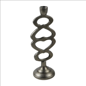 Bougeoirs Royal en Aluminium de qualité industrielle, support de bougie peint à la main pour le dîner et le centre de table de mariage - Product Image 1
