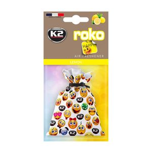 K2 DEO ROKO V825H 25G Désodorisant et aromathérapie pour voiture Parfum Happy Limone - Product Image 1