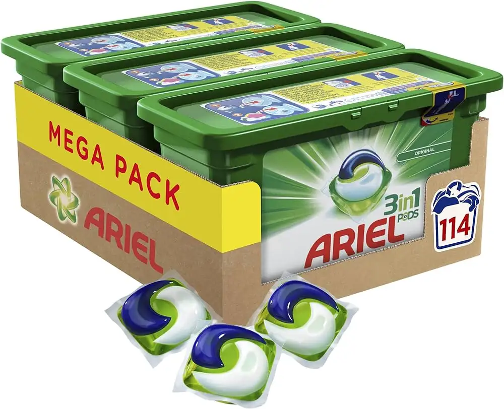 Ariel komple çamaşır tozu | Ariel 3 in 1 bakla kapsül düzenli deterjan/Ariel bulaşık yıkama deterjanı toptan fiyat