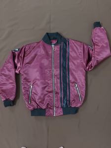 Wholesale Custom Woven Satin Baseball Bomber <b>Jackets</b> with Embroidery Bonded Processing Eco-Friendly & Waterproof - Product Image 4