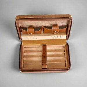 Boîte de rangement à motif d'éléphant unique nouvellement conçue petit étui en cuir pour accessoires de voyage portables - Product Image 1