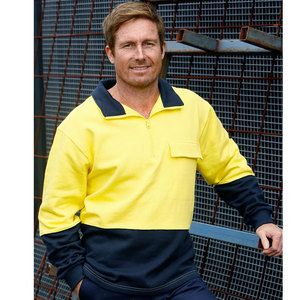 Sudadera con Capucha para Hombre, 100% Algodón, Corte Holgado, Resistente al Viento, Invierno, Alta Visibilidad, con Bolsillos Tipo Canguro - Product Image 3