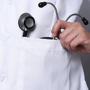 Bata de Laboratorio para Adultos, Fabricada en Pakistán, 100% Algodón, Alta Calidad, Diseño Personalizado, Uniformes de Hospital - Product Image 6