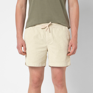 <b>Mens</b> custom vintage corduroy <b>shorts</b> featuring a solid <b>pattern</b> with mid waist design and adjustable drawstring ideal for <b>Men</b> - Product Image 1