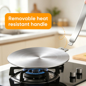 Plaque diffuseur de chaleur en acier inoxydable <span class=keywords><strong>pour</strong></span> cuisinière à <span class=keywords><strong>induction</strong></span>, <span class=keywords><strong>adaptateur</strong></span> <span class=keywords><strong>pour</strong></span> cuisinière, <span class=keywords><strong>disque</strong></span> guide de chaleur <span class=keywords><strong>pour</strong></span> économiser l'énergie - Product Image 3