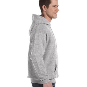 Venta al por mayor de lujo pulóver con capucha para hombres personalizado bordado básico sudadera canguro bolsillos fábrica liso teñido para el invierno - Product Image 2