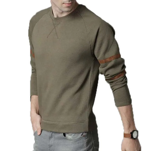 Blank Crewneck Slim Sweat Shirts <b>Black</b> Men <b>Sweatshirt</b> Clothing Manufacturers Custom <b>Sweatshirts</b> - Product Image 2