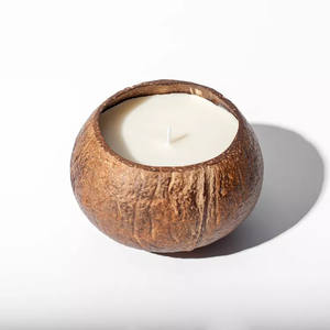Luxury Modern <b>Candle</b> Jars Coconut Shell Bowl Scented <b>Candles</b> Private Label Luxury Gift Box Set - Product Image 1