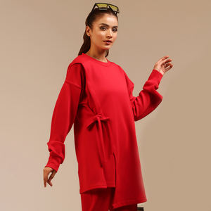 New Arrival Women Modest Longline Top Clean Silhouette Islamic Daily Wear Soft Touch Fabric Manufacturer Direct Supply - Product Image 2