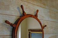 Style antique nouvelle roue de bateau en bois de haute qualité caractéristique de beauté décorative pour la maison et le bureau modèle unique article cadeau
