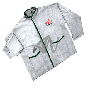 Veste de soudage en cuir fendu, veste de soudage en cuir, veste de sécurité - Product Image 2